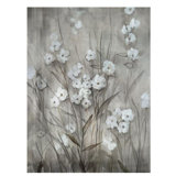 White Moon Night I Print by Janice Sadler