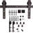 K Style Solid Core Wood Double Sliding Barn Door with Hardware Kit -Assembly Needed-66099067-86439469