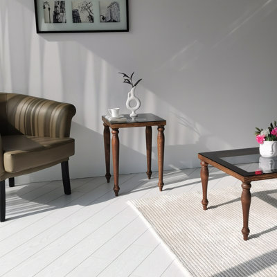 Table de bout en verre Treva