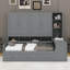 Lit de jour en bois avec trois tiroirs, unité de rangement tout-en-un, bureau et tablettes-26168498-26168497