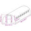 Vidaxl Greenhouse Replacement Cover (24 M²) 400X600x200 Cm Green