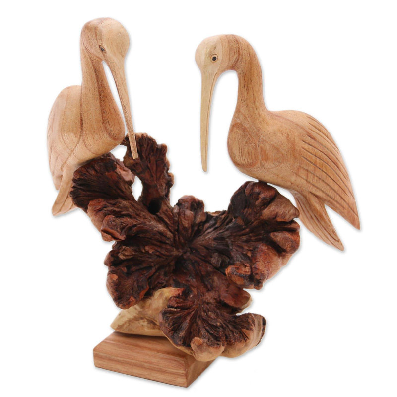 Sculpture en bois Nikki Crane Couple