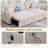81.5" Convertible Section Sleeper Sofa with Pull Out Couch Bed |Reversible Chaise | USB Ports | Side Pockets, L Shaped Upholstered Modular Couches for Living Room, Beige