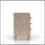 Table de chevet 3 tiroirs avec finition sable