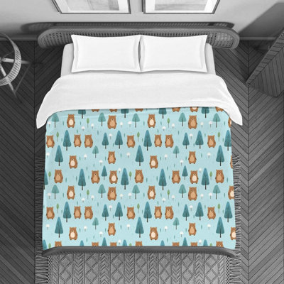 Bear Polyester Duvet Cover
