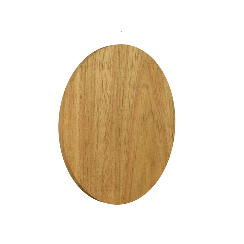Clean 1 - Light LED Flush Mounted Sconce, Louro Freijó, 15.75" H x 15.75" W x 1.18" D