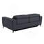 Canapé en cuir italien avec fauteuil inclinable Global-125915655