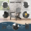 Chaise Adirondack d'extérieur avec porte-gobelet-1658298068