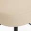 Swivel Upholstered Counter Stool with Metal Frame-2077540165