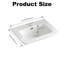 Meuble-lavabo mural contemporain gris en MDF