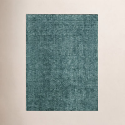 Lineville Light Green Hand-Tufted Wool Rug