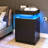 LED Nightstands with Sliding Top & Power Outlets, Modern End Side Table-1314752178
