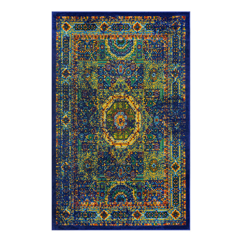 Wedgeworth Oriental Indoor / Outdoor Rug, Rectangle 7'10" x 10'