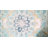 Swam Vintage Floral Power Loom Performance Blue Rug-553421643