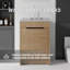 Meuble-lavabo autoportant avec lavabo