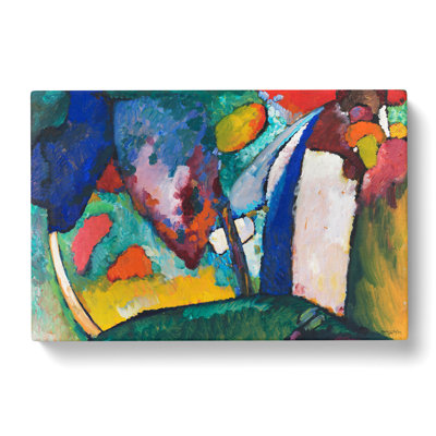 The Waterfall by Wassily Kandinsky - Wrapped Canvas Painting