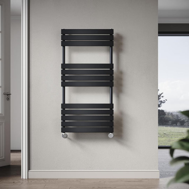 Calisha 12 Towel Rack, Matte Black