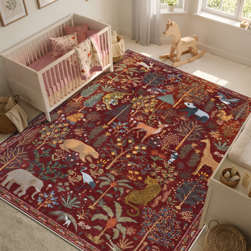 Tapis lavable pour salon moderne Goldene, Rectangulaire 8 pi x 10 pi