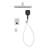 Handheld Shower for Bathroom, Shower Set, Shower Set with Digital Display