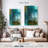 Avery Blue And Brown Abstract-108439966