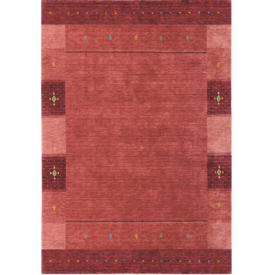 Seville Handmade Flatweave Wool Red/Rust Area Rug