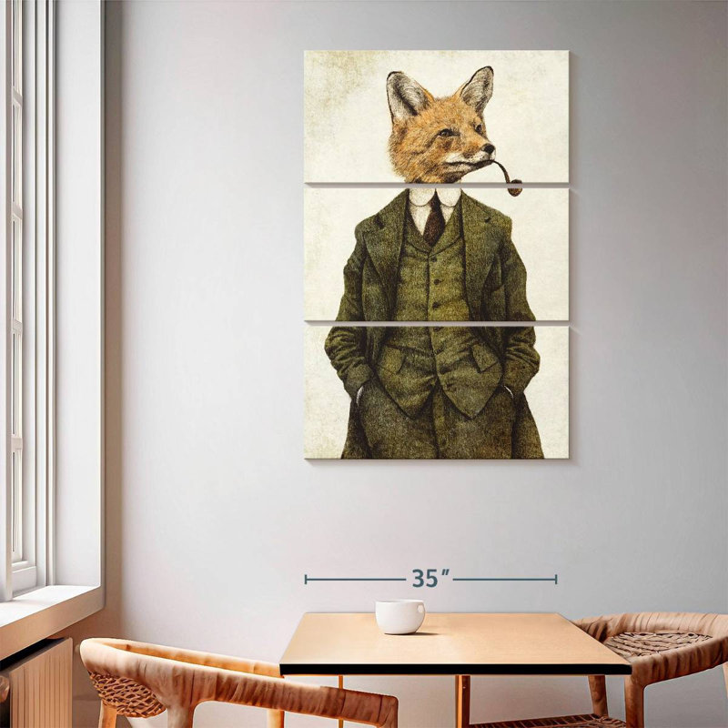 Ketti The Fox, 65" H x 42" W