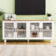 Storage Cabinet with Glass Doors and Adjustable Shelves-511437884