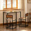 Ensemble de table et chaises de cuisine modernes, ensembles de salle à manger confortables, ensemble de table à manger