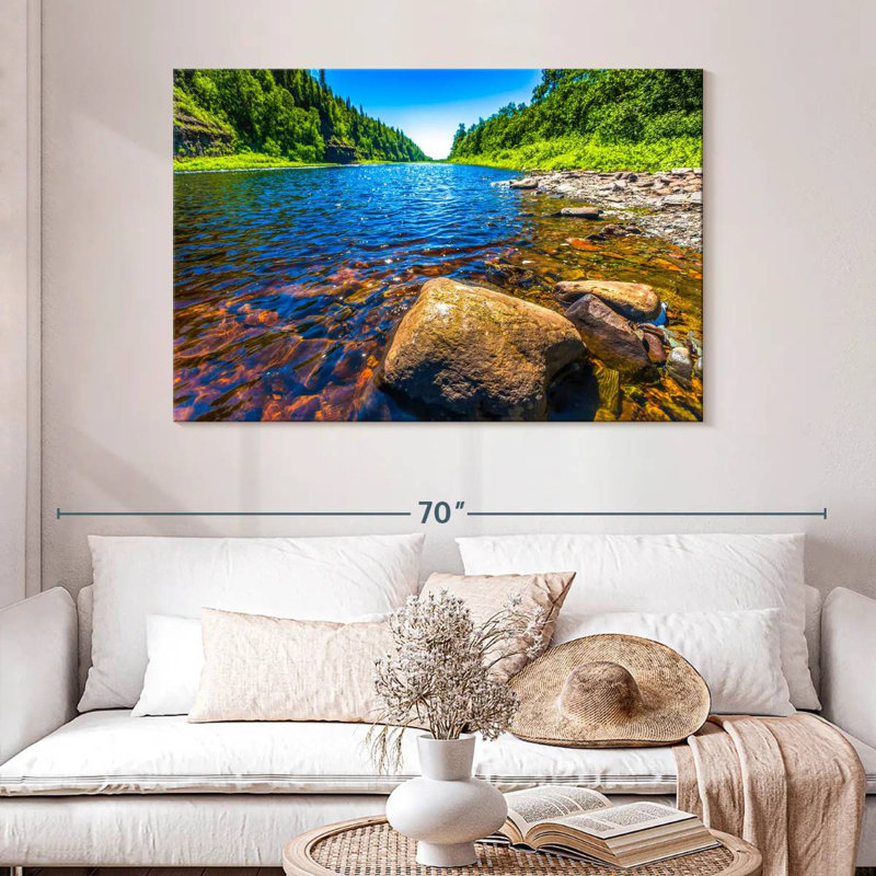Alvord Crystal Clear River, 32" H x 48" W
