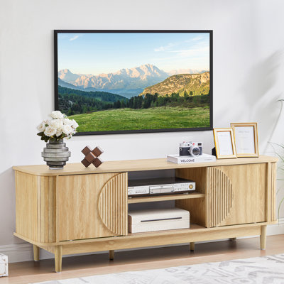 Meuble télé 60,2 po avec porte coulissante Leopardus