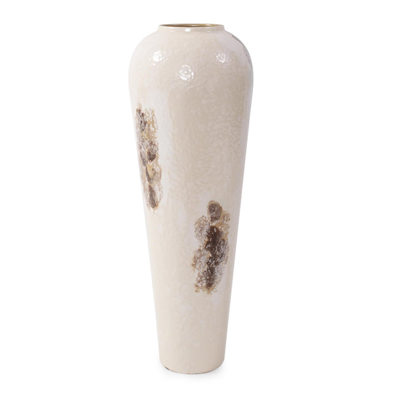 Petrini Tuscan Large Torpedo Iron Vase, 27" H x 9" W x 9" D