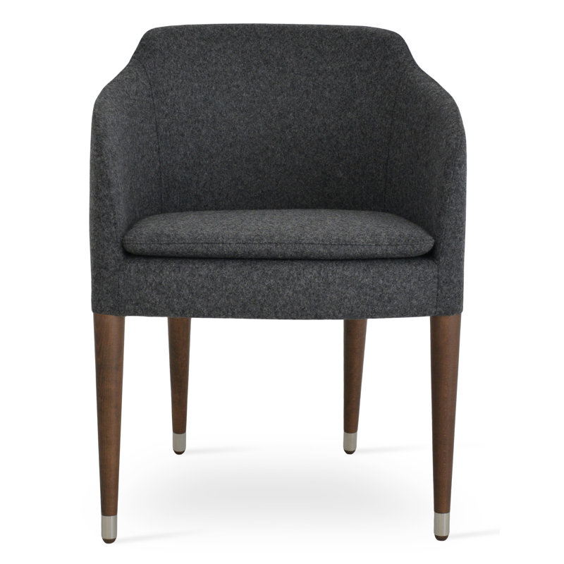 Chaise de salle à manger Buca, Gris foncé