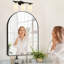 3-Light Dimmable Bathroom Vanity Light, Modern Light Fixtures with White Frosted Glass Shades (3 ST19 Bulbs Included)-1009528623