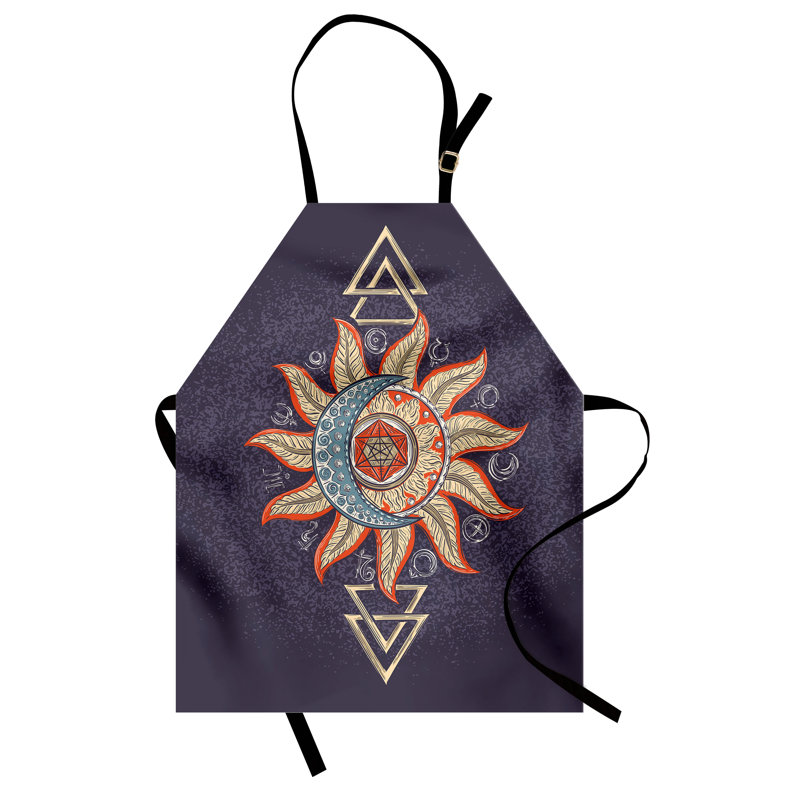 Multicolore, tablier occultant East Urban Home, cuisine, taille adulte