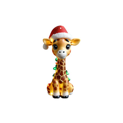 2D Acrylic Giraffe Festival Ornament
