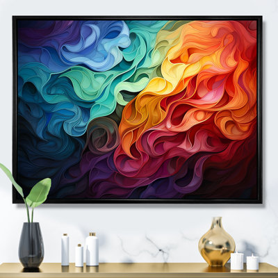 " Multicolor Op Art Symmetrical Illusions I "