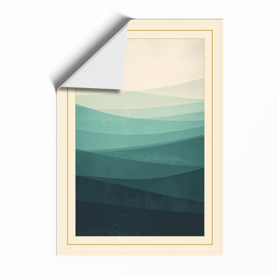 Horizon in Layers Minimalist - Framed Print
