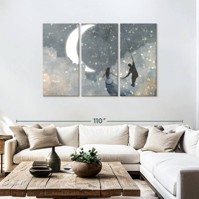 Kelan Magical Celestial Love I, 48" H x 74" W