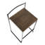 Tabouret de comptoir empilable avec siège en bois Brieon (ensemble de 3)-1930944550