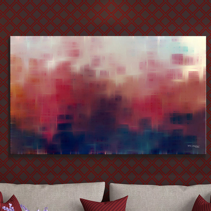 « my arc-en-ciel », reproduction d’art sur toile, H 36 po x l 60 po x P 1,5 po, Toile tendue