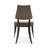 D'Orsay Velvet Side Chair in Smoky Taupe