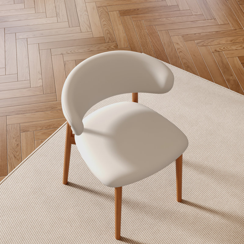 Ensemble de 5 tables de salle à manger rondes en bois massif avec 4 chaises, 5 pièces: table, 4 chaises