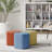 Brock 16"W Upholstered Hexagon Footstool with Space-Saving Design-992815430