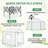 8x8 Portable Pop Up Greenhouse, Walk-In Outdoor Garden Plant Greenhouse-125965221