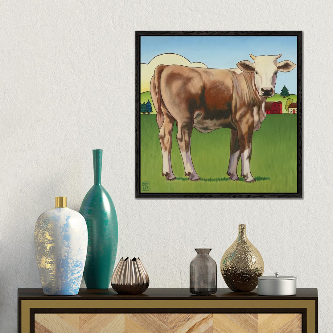 Cow Girl von Stacey Neumiller - Galerie-verpackte Leinwand Giclée auf Leinwand