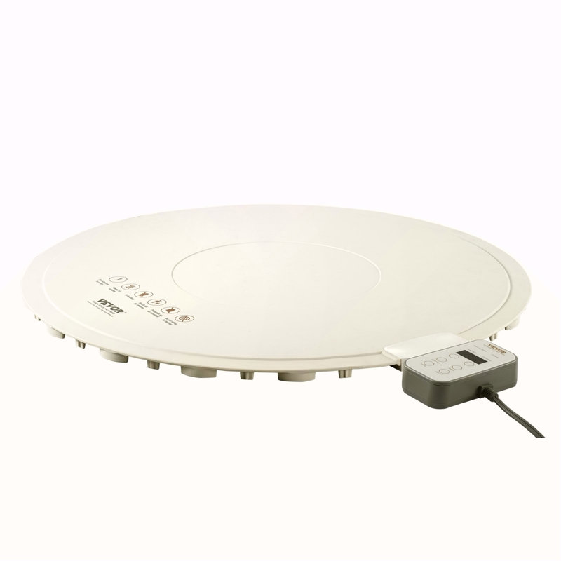 Tapis chauffant électrique avec plateau chauffant et contrôle de la température pour buffet