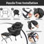 Fauteuil Lazy avec repose-pieds pliant et sac de rangement latéral, fauteuil d'appoint rembourré en velours avec structure en métal, patins antidérapants-1387066440