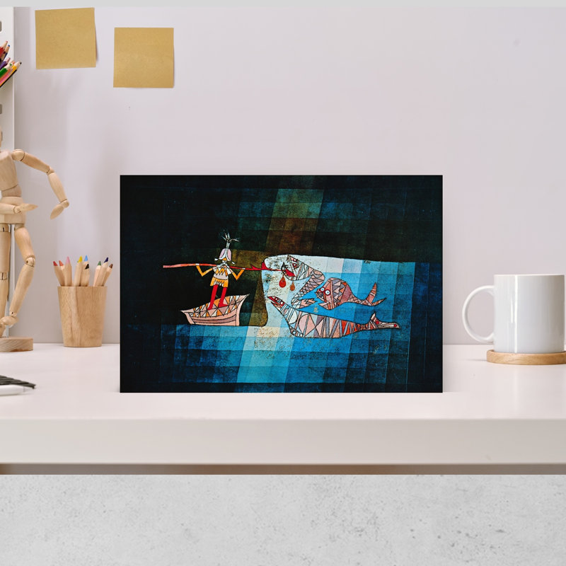 «Sinbad The Sailor Classic Fish Beach», reproduction d'art, H 12 po x l 18 po