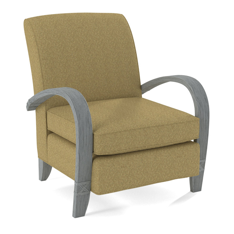 Vero Armchair, White Sugar Performance; 0863-91, Nickel