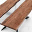 Bonum Acacia Rectangular Wood Top Dining Table with Steel Base